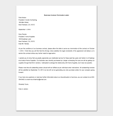 contract cancellation letter how to