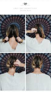 3 easy hairstyles for lazy days