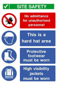 The types of excavation equipment to be used in an excavation project depend on the scope of work and construction site. Construction Site Safety Signs