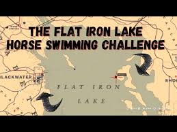 flat iron lake horse swimming challenge
