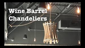 Wine Barrel Chandeliers For Escape Brewing How To Youtube