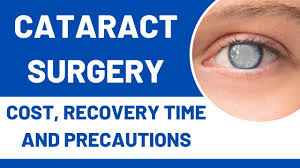 cataract surgery cost recovery time