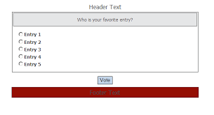 a simple php polling voting system