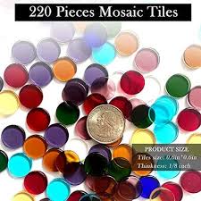 Stained Crystal Glass Gems Mosaic Tiles