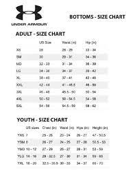 under armour sizing chart bottoms
