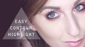 highlight and contour makeup tutorial