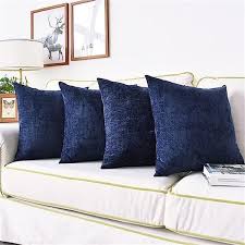 blue outdoor throw pillow pack of 4