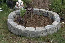 Building A Fall Garden Bed From Stone