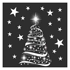 50+ christmas trees decorations that are straight up magical. Star Tree With Stars Window Cling Stickers Seasonal Christmas Window Decorations Large Buy Online In Antigua And Barbuda At Antigua Desertcart Com Productid 86442533