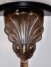 Brass S Wall Sconce Shelf With