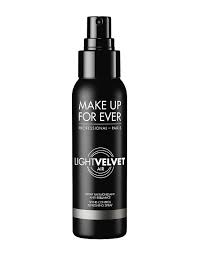 make up for ever light velvet air shine control refreshing spray 100ml