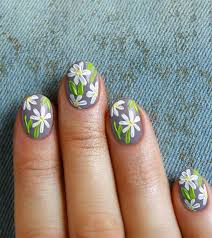 Flower Nail Art Simple And Easy Tutorial To Do Yourself