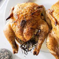 cornish game hens with garlic and