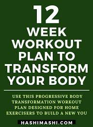 body transformation workout plan