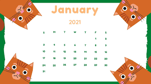 January 2021 Calendar Wallpapers ...