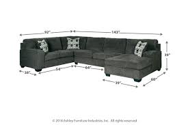 Corporate site of ashley furniture industries, inc. Ballinasloe 3 Piece Sectional With Chaise Ashley Furniture Homestore