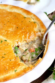 turkey pot pie with biscuit topping