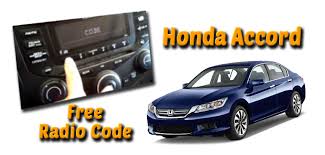 Entering the radio code for my honda civic turned out to be pretty painless. Honda Accord Radio Code