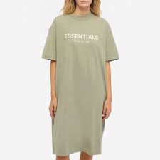 Fear of God ESSENTIALS Women's Logo T-Shirt Dress