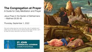 prays in the garden of gethsemane