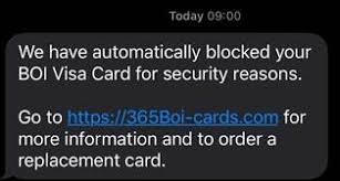 A bank may impose a block if the card is being used in a way that isn't typical, given the history of the account. Fraud Alerts Bank Of Ireland Group Website