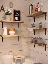 Floating Wall Shelves Rustic Wood