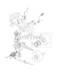 John deere simplicity white snapper toro yard man belt diagram mower deck 1 2 looking for parts for your huskee lawn mower. Huskee Lt 3800 13ac76lf031 Huskee Lawn Tractor 2011 Transmission Drive Assembly Parts Lookup With Diagrams Partstree