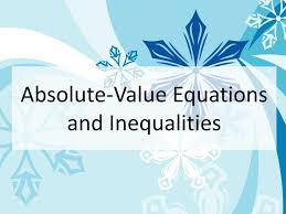 Ppt Absolute Value Equations And