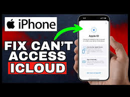 access icloud or apple id in iphone