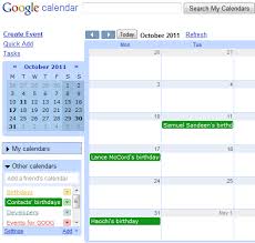 birthday calendar for google contacts