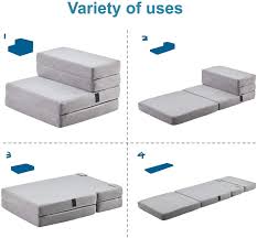 full folding portable mattress topper