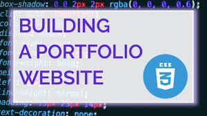 portfolio with only html css