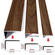 subeco walnut wood finish floor edge