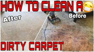 how to clean a really dirty carpet