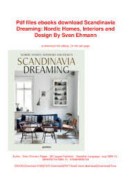 Pdf Files Ebooks Download Scandinavia Dreaming Nordic Homes