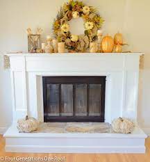 1970s Fireplace Makeover Before And After