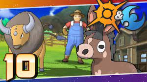 Pokémon Sun and Moon - Episode 10 | Paniola Town and Ranch! - YouTube