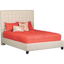 florence upholstered brown queen bed
