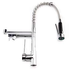 Our kitchen faucets are as personal as they are functional. Macaw All Copper Kitchen Faucet Stainless Steel Kitchen Faucet Double Outlet Faucet Pull Down Sprayer Spring Kitchen Faucets With 360 Swivel High Arch
