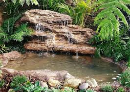 Large Backyard Landscape Pond Waterfall