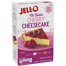 Combine the butter and graham cracker crumbs into a bowl and mix. Jell O No Bake Cherry Cheesecake Dessert Mix 1 X 504 G American 6 99