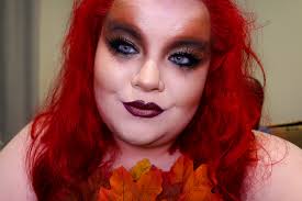 autumn witch halloween makeup look