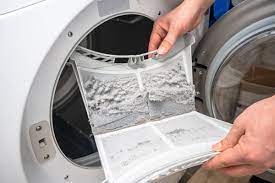cleaning a dryer lint trap appliance