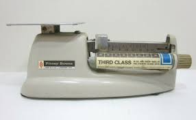 Vintage Pitney Bowes Model 4900 Balance Beam 16 Oz Postal Scale