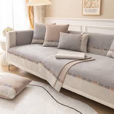 Chenille Lattice Sofa Cushion For