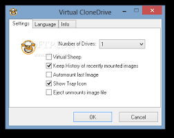 Virtual clone drive can mount up to 8 virtual drives at the same time. Download Virtual Clonedrive 5 5 2 0