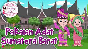Padang traditional clothes vector kartun undangan perkawinan Pakaian Adat Sumatera Barat Budaya Indonesia Dongeng Kita Youtube