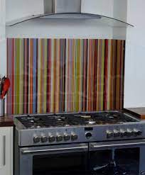 Buy cooker splashbacks and get the best deals at the lowest prices on ebay! Striped Glass Splashback To Fit Any Size Hob Range Cooker Cooker Or Aga Glass Splashback Splashback Range Cooker