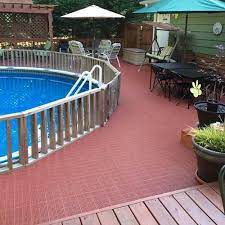 how to prevent pool decking from