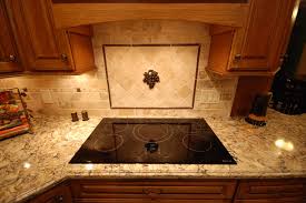 This decorative is made from travertine. Amazing Other Tumbled Stone Backsplash Pictures Traditional Kitchen Metallic Tile Diamond Pattern Oil Rubbed Bronze